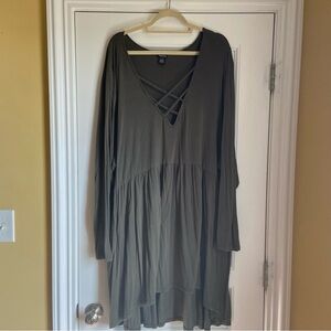 Torrid Criss Cross Neckline Top